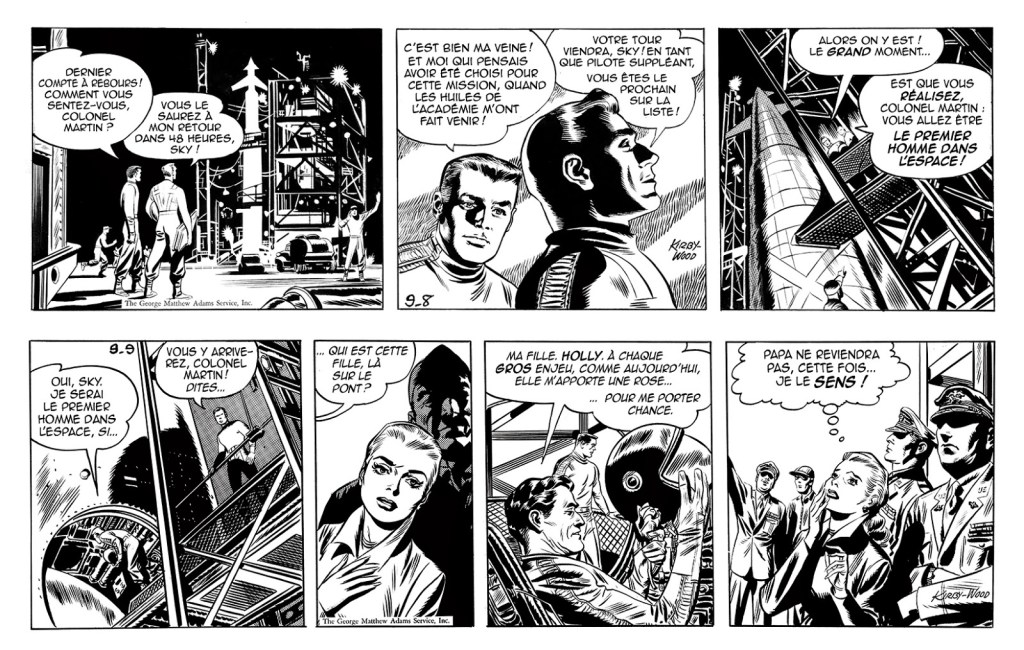 Sky Masters Of The Space Force de Jack Kirby et Wallace Wood mais aussi Dave Wood, Dick Wood, Dick Ayers et Roz Kirby