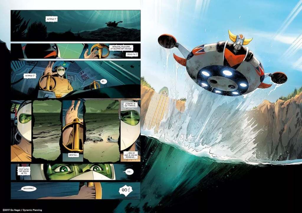 Goldorak de Xavier Dorison, Denis Bajram, Brice Cossu Yoann Guillo & Alexis Sentenac, Kana Classics 