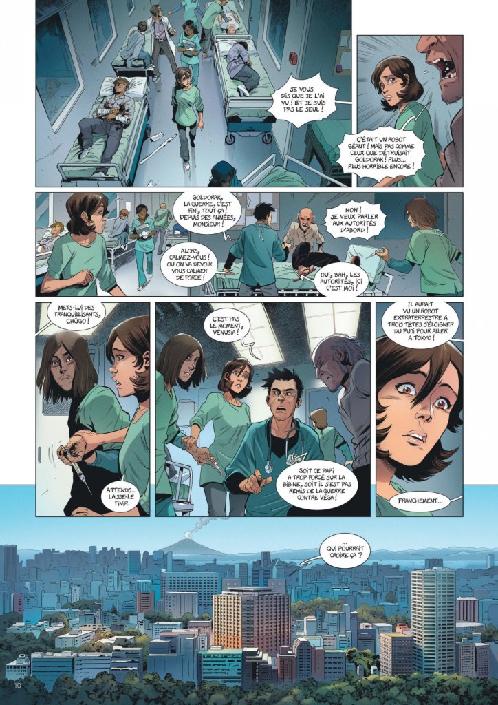 Goldorak de Xavier Dorison, Denis Bajram, Brice Cossu Yoann Guillo & Alexis Sentenac, Kana Classics 