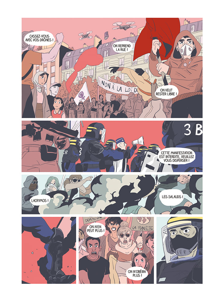 Lumière noire de Claire Fauvel, Thomas Gilbert, Rue de Sèvres