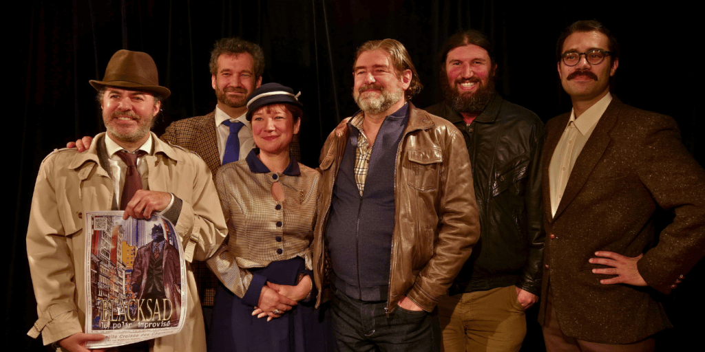 « L’esprit Blacksad, c’est ce juste équilibre entre le sombre du polar et le comique des personnages animaliers » Interview de Stella Pueyo autour du spectacle « Blacksad – le polar improvisé&nbsp;»