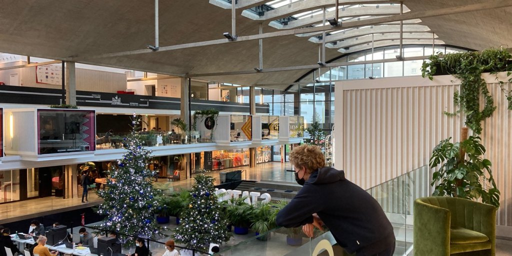 Ewen, 13 ans, en stage de 3e est venu à la découverte de Bubble & son&nbsp;équipe