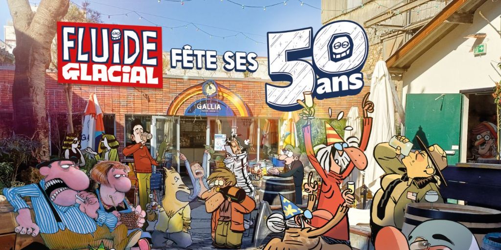 En avril 2025 fêtons les 50 ans de Fluide Glacial, le seul magazine d’Umour et Bandessinées lancé un 1er avril&nbsp;1975