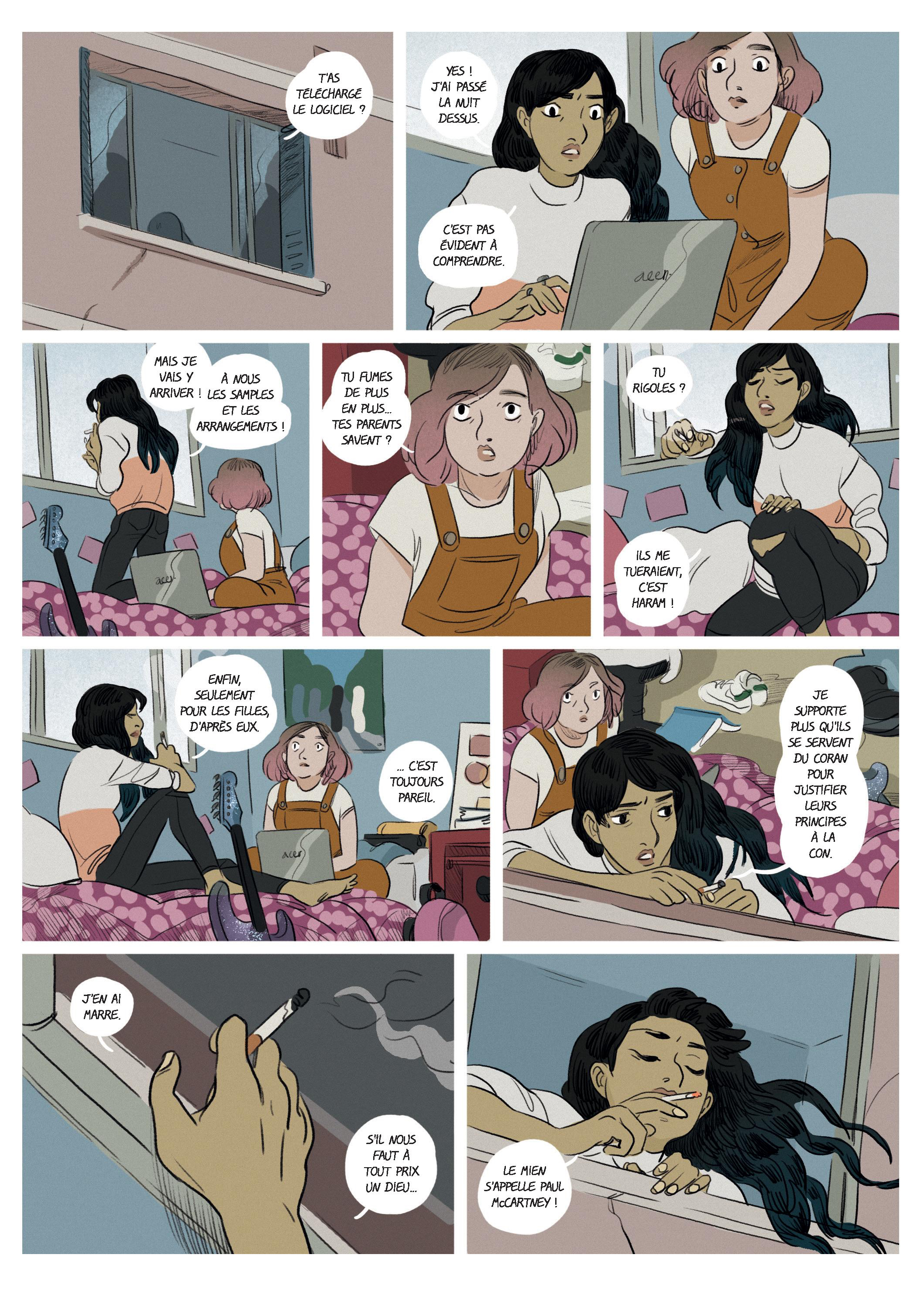 La nuit est mon royaume de Claire Fauvel, Rue de Sèvres