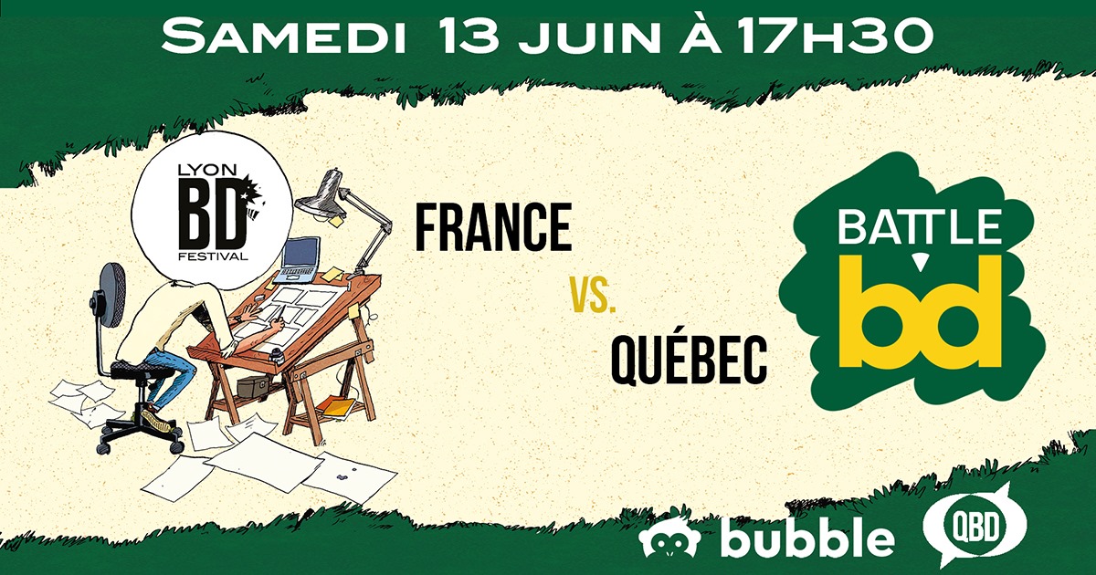 Battle BD en direct. Un duel virtuel en partenariat avec Bubble.