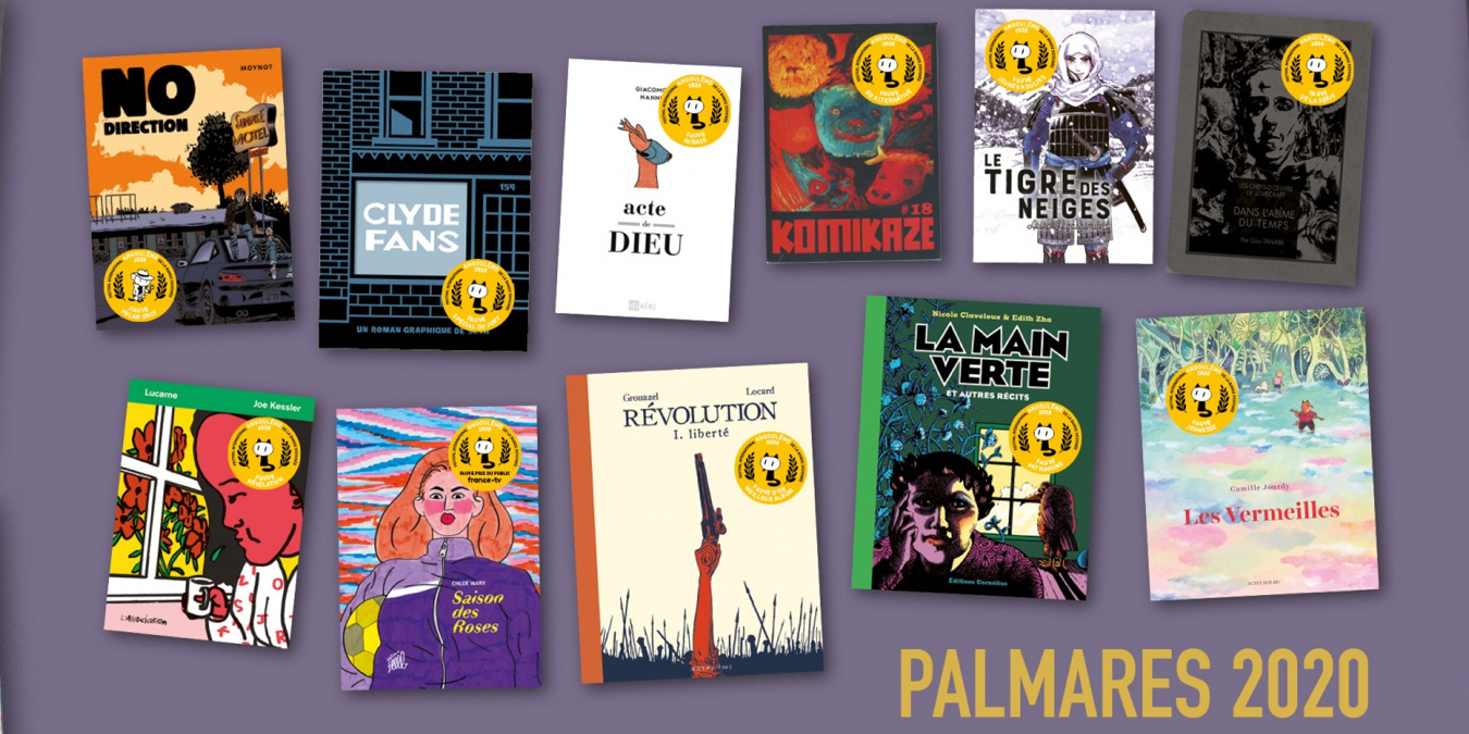 Palmarès Angoulême FIBD 2020 tous les albums lauréats