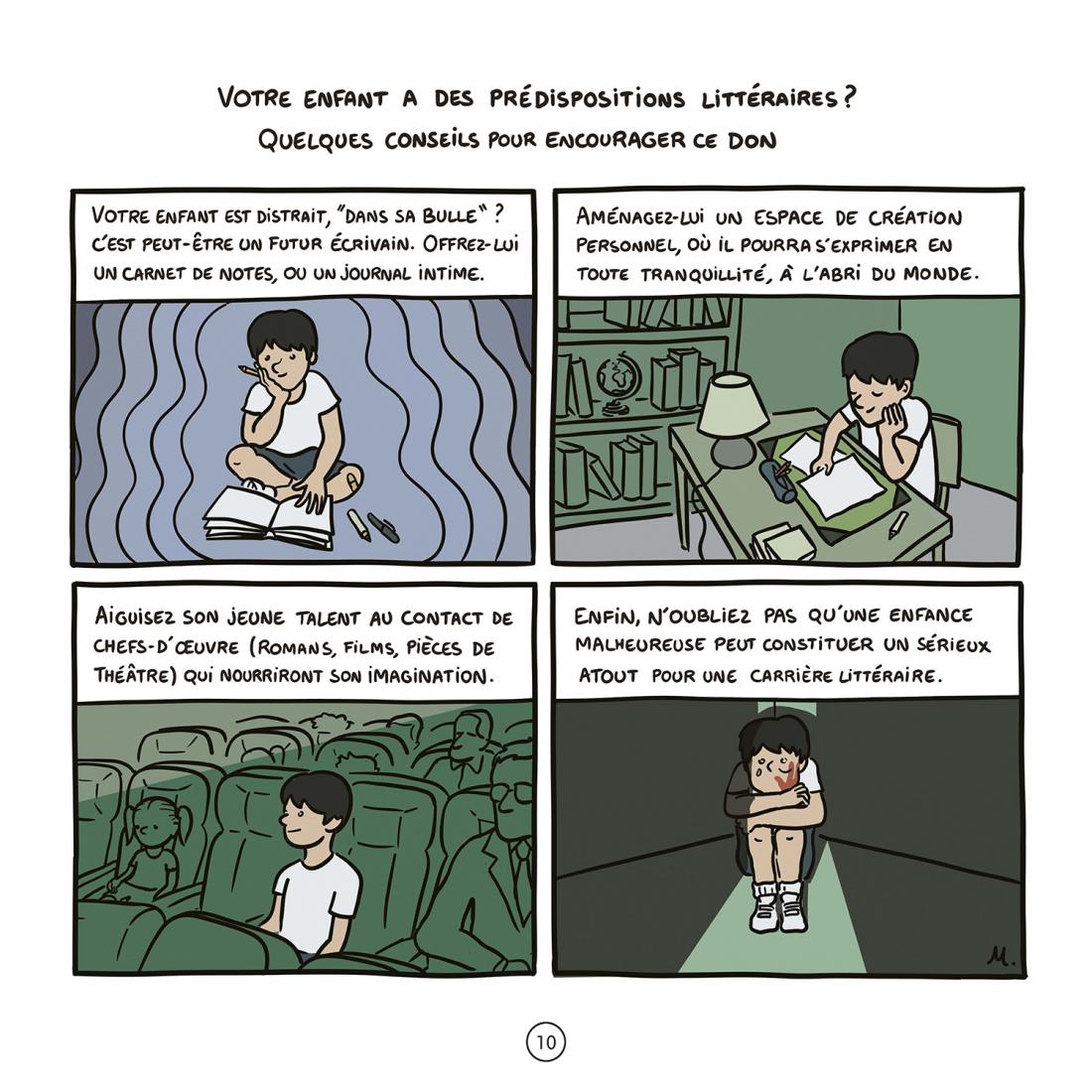 Comment devenir un auteur à succès (ou, à défaut, un critique acerbe) de M. la Mine, Delcourt, coll. Pataquès